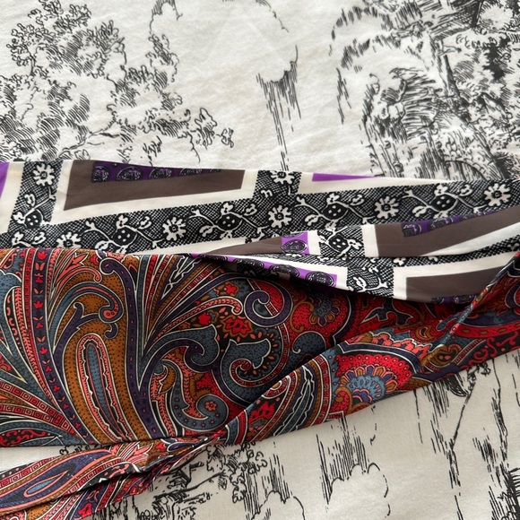 3/25$ 2 silk ties / Bohemian style - Picture 10 of 11
